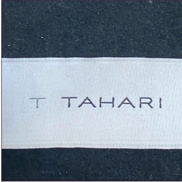 T TAHARI Wool Blend Belted Wrap Coat - Black - Picture 11 of 12